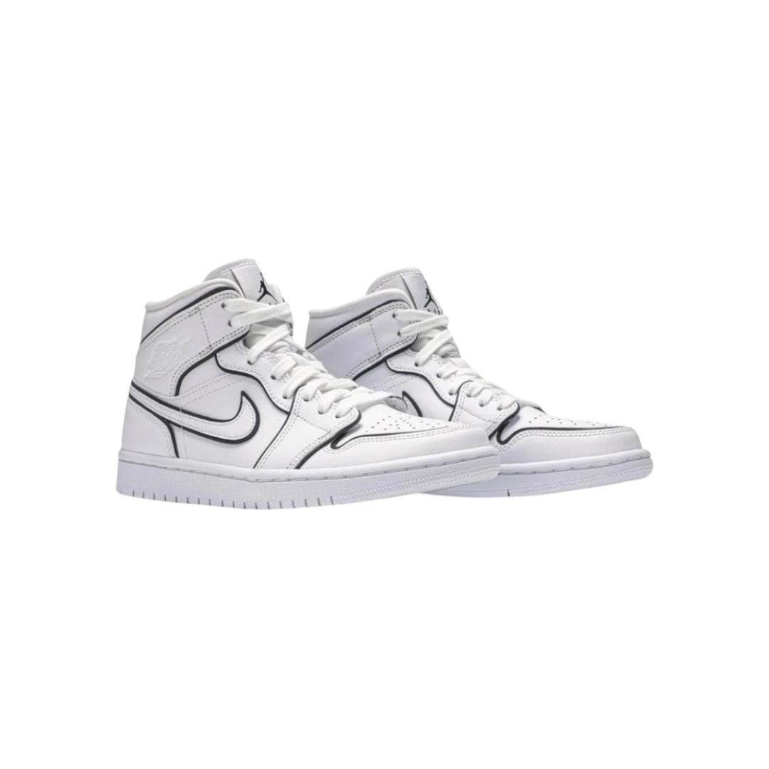 Air Jordan 1 Mid â€œIridescent Outlineâ€ Sneakers