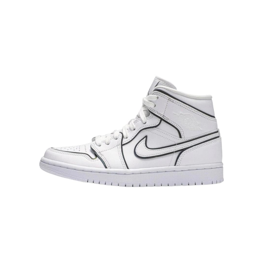 Air Jordan 1 Mid â€œIridescent Outlineâ€ Sneakers